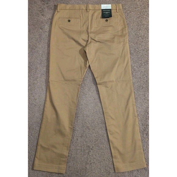 Banana Republic Fulton Skinny Rapid Movement Chino Beige Pants Men's 34x32 - Picture 3 of 5